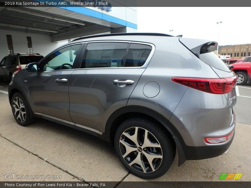 Mineral Silver / Black 2019 Kia Sportage SX Turbo AWD
