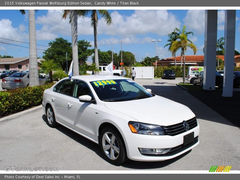 Candy White / Titan Black 2015 Volkswagen Passat Wolfsburg Edition Sedan