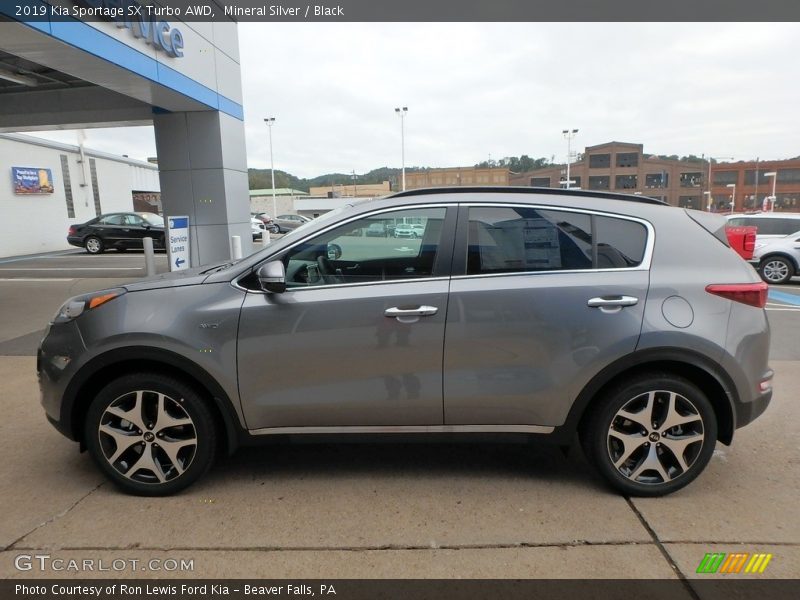 Mineral Silver / Black 2019 Kia Sportage SX Turbo AWD