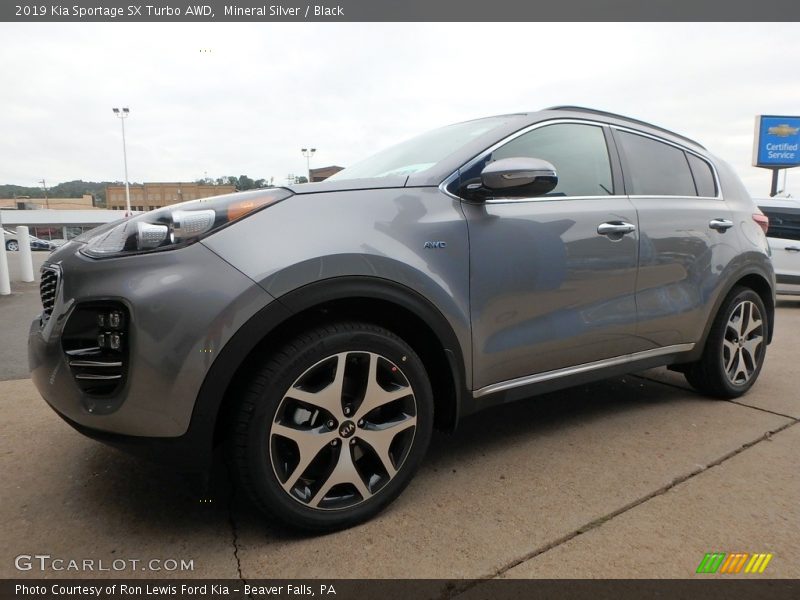 Mineral Silver / Black 2019 Kia Sportage SX Turbo AWD