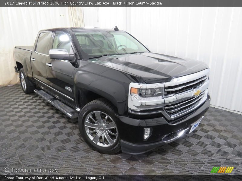 Black / High Country Saddle 2017 Chevrolet Silverado 1500 High Country Crew Cab 4x4