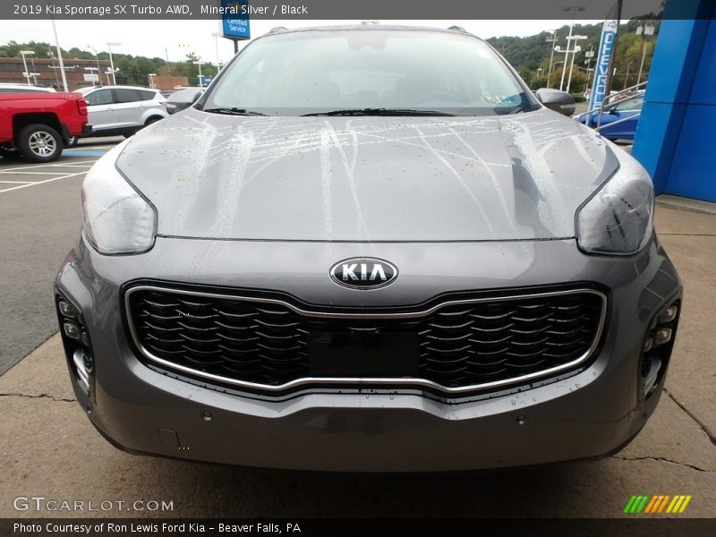 Mineral Silver / Black 2019 Kia Sportage SX Turbo AWD