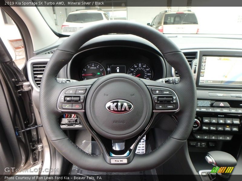 Mineral Silver / Black 2019 Kia Sportage SX Turbo AWD