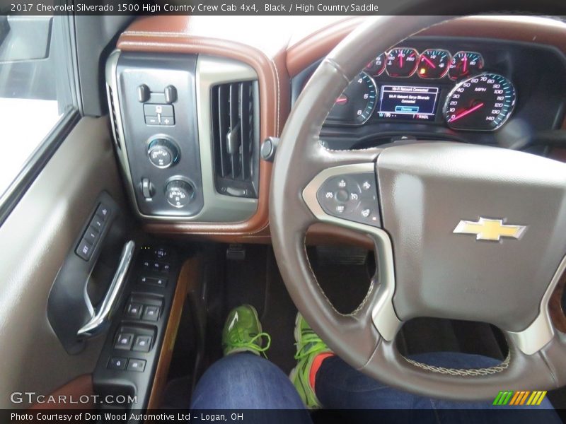 Black / High Country Saddle 2017 Chevrolet Silverado 1500 High Country Crew Cab 4x4