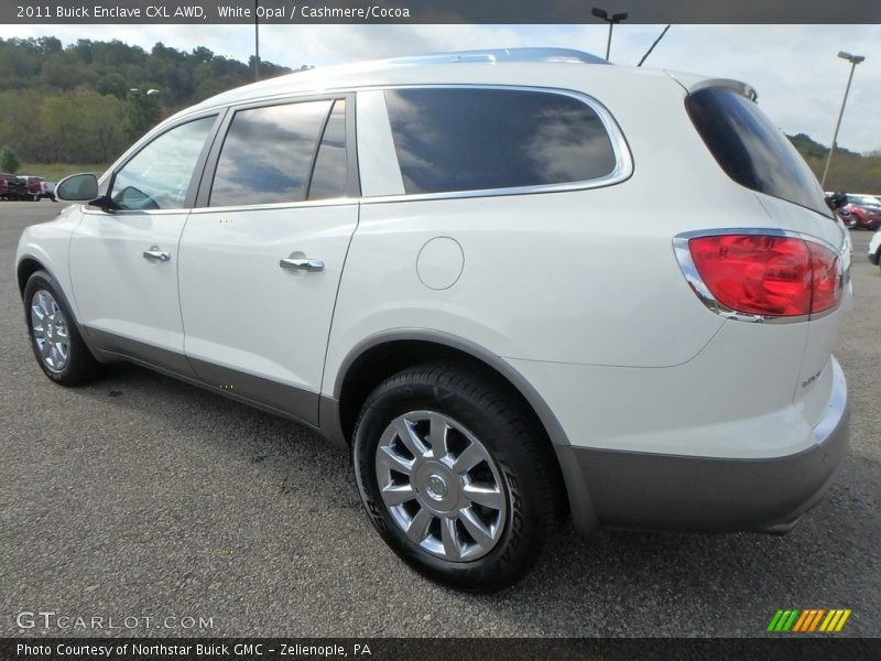 White Opal / Cashmere/Cocoa 2011 Buick Enclave CXL AWD