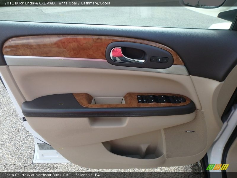 White Opal / Cashmere/Cocoa 2011 Buick Enclave CXL AWD