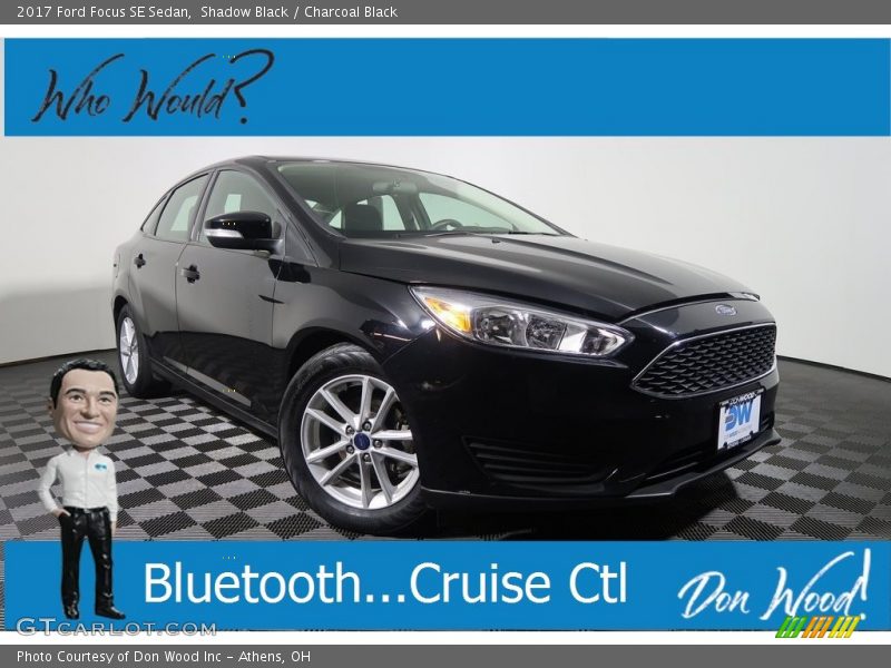 Shadow Black / Charcoal Black 2017 Ford Focus SE Sedan