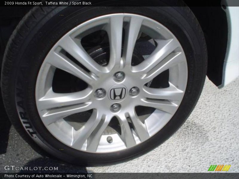 Taffeta White / Sport Black 2009 Honda Fit Sport