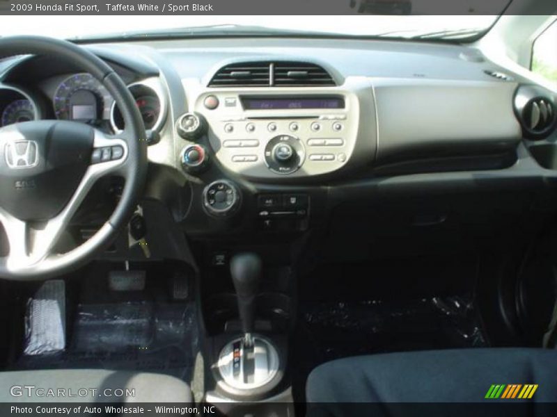 Taffeta White / Sport Black 2009 Honda Fit Sport