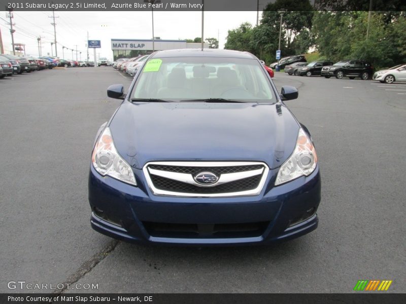 Azurite Blue Pearl / Warm Ivory 2011 Subaru Legacy 2.5i Limited