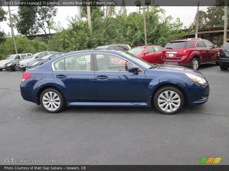 Azurite Blue Pearl / Warm Ivory 2011 Subaru Legacy 2.5i Limited