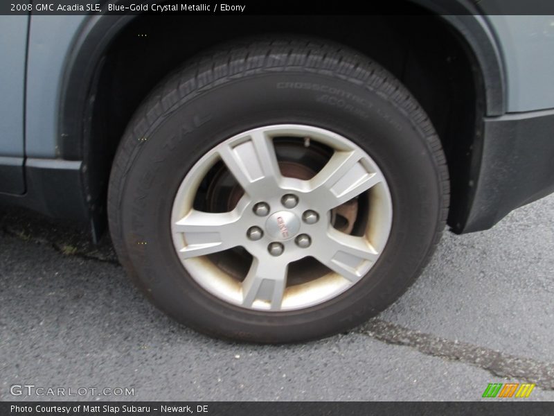 Blue-Gold Crystal Metallic / Ebony 2008 GMC Acadia SLE