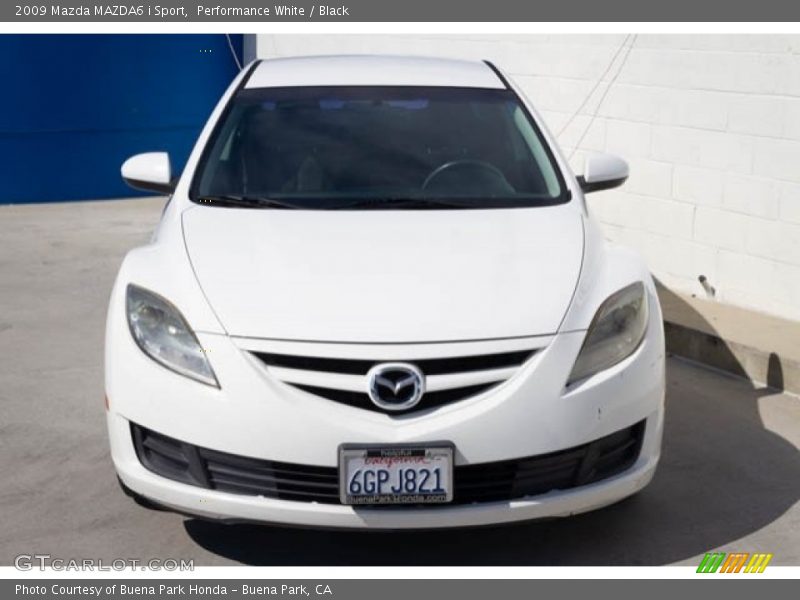 Performance White / Black 2009 Mazda MAZDA6 i Sport
