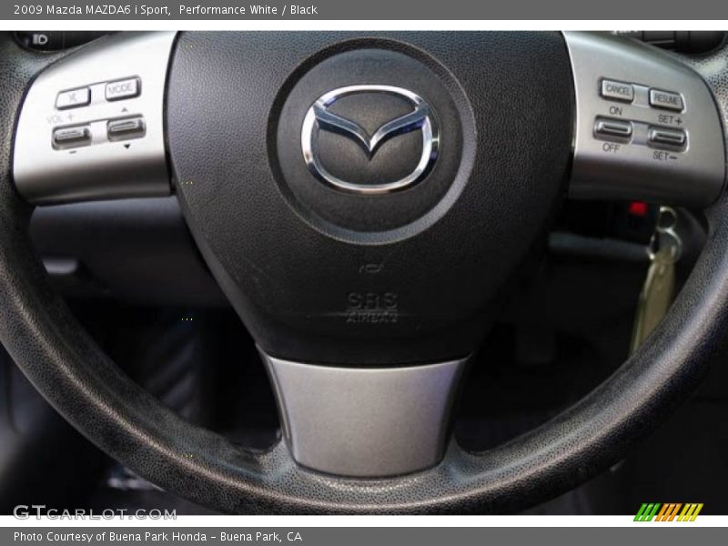 Performance White / Black 2009 Mazda MAZDA6 i Sport