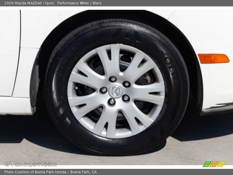 Performance White / Black 2009 Mazda MAZDA6 i Sport