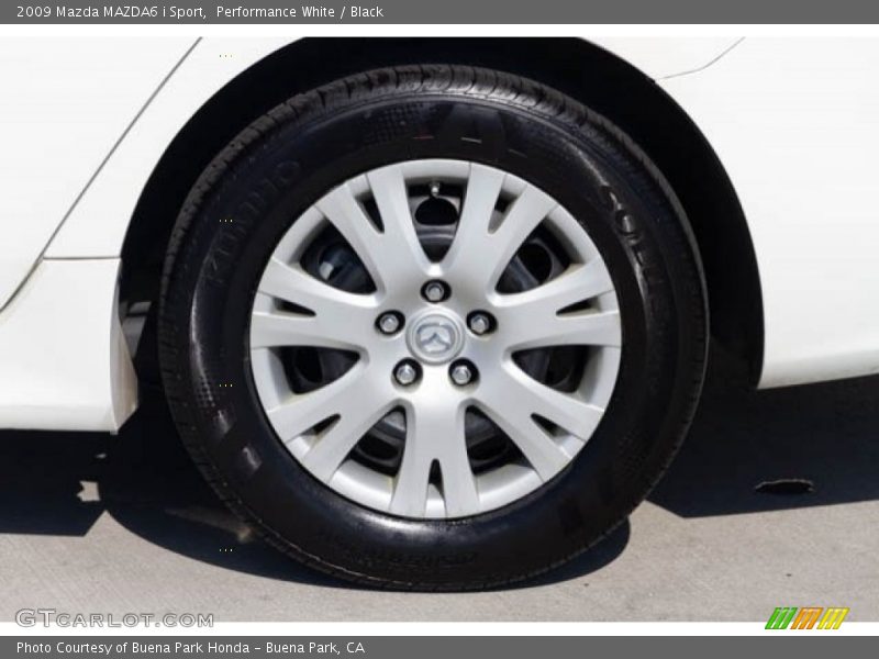 Performance White / Black 2009 Mazda MAZDA6 i Sport