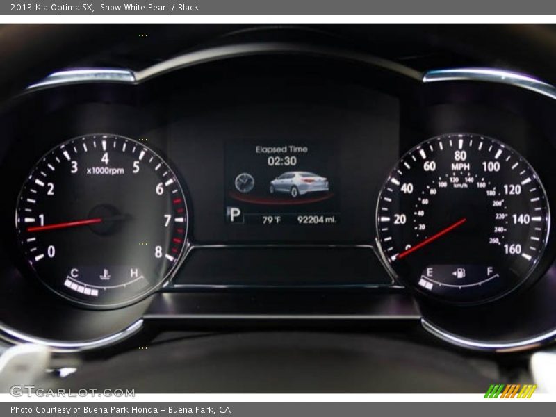 Snow White Pearl / Black 2013 Kia Optima SX
