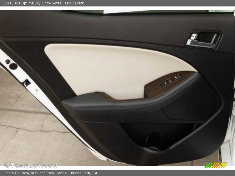 Snow White Pearl / Black 2013 Kia Optima SX