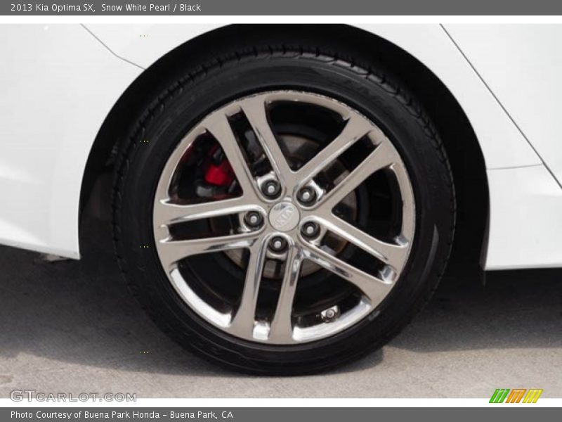Snow White Pearl / Black 2013 Kia Optima SX