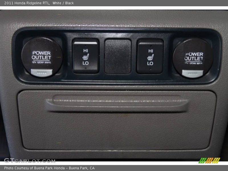 White / Black 2011 Honda Ridgeline RTL