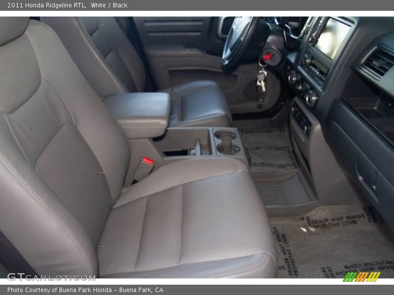 White / Black 2011 Honda Ridgeline RTL