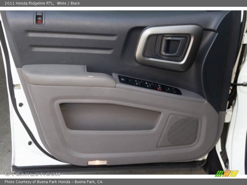 White / Black 2011 Honda Ridgeline RTL