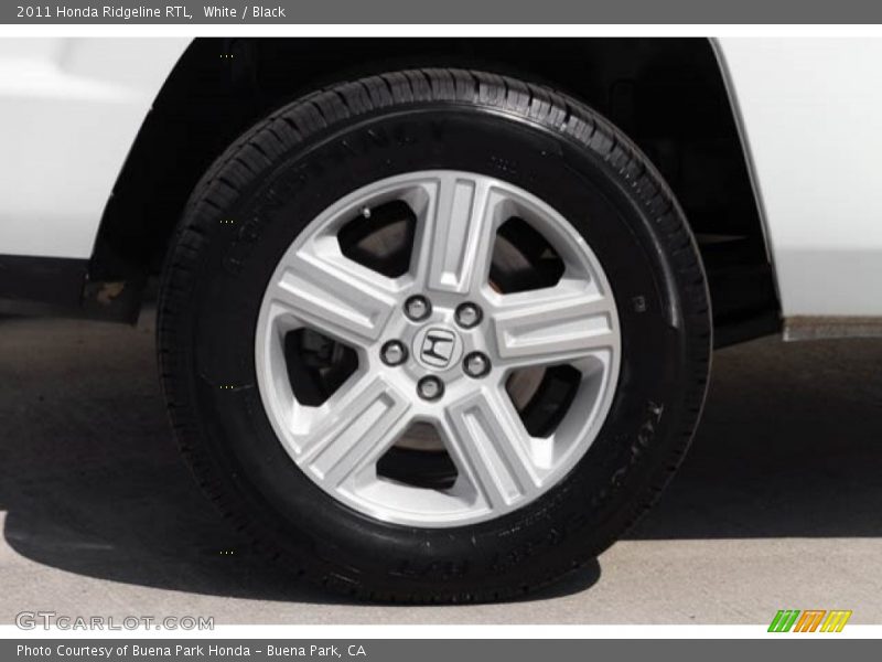 White / Black 2011 Honda Ridgeline RTL