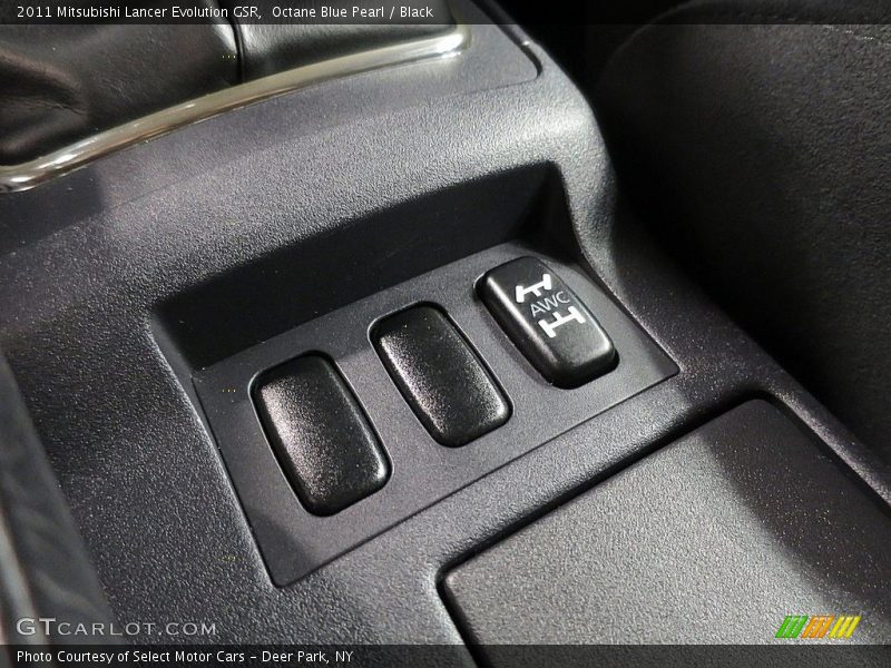 Octane Blue Pearl / Black 2011 Mitsubishi Lancer Evolution GSR
