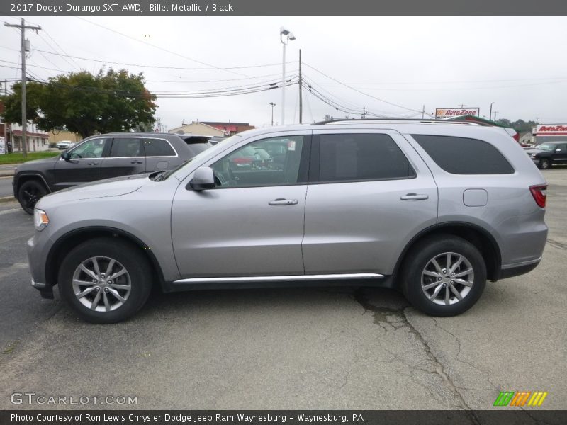 Billet Metallic / Black 2017 Dodge Durango SXT AWD