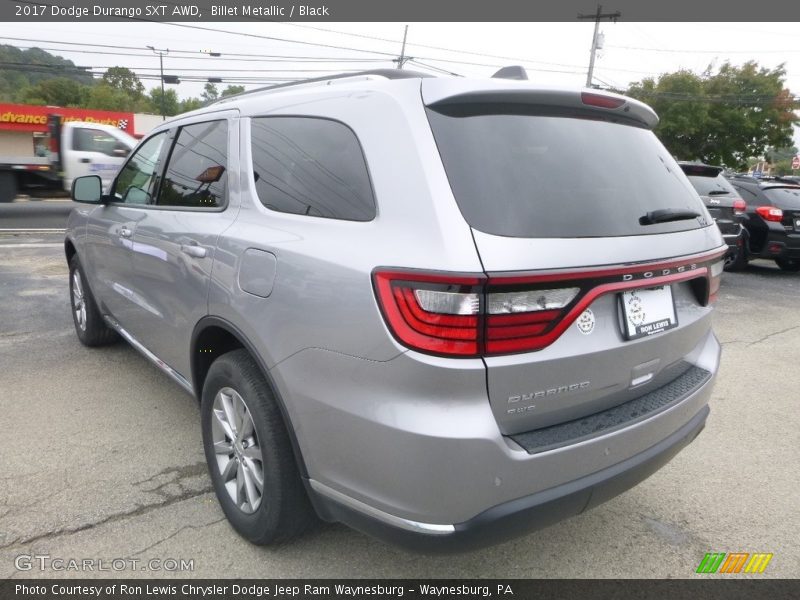 Billet Metallic / Black 2017 Dodge Durango SXT AWD