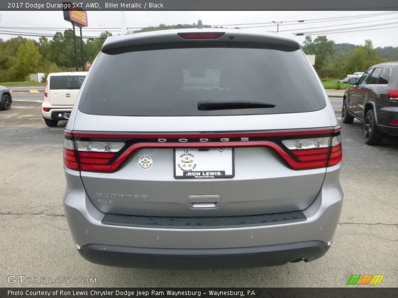 Billet Metallic / Black 2017 Dodge Durango SXT AWD