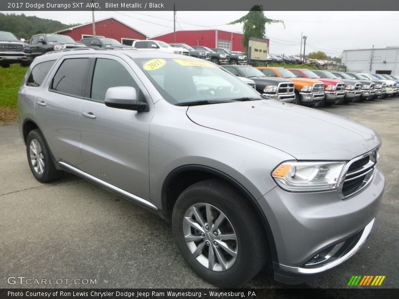 Billet Metallic / Black 2017 Dodge Durango SXT AWD