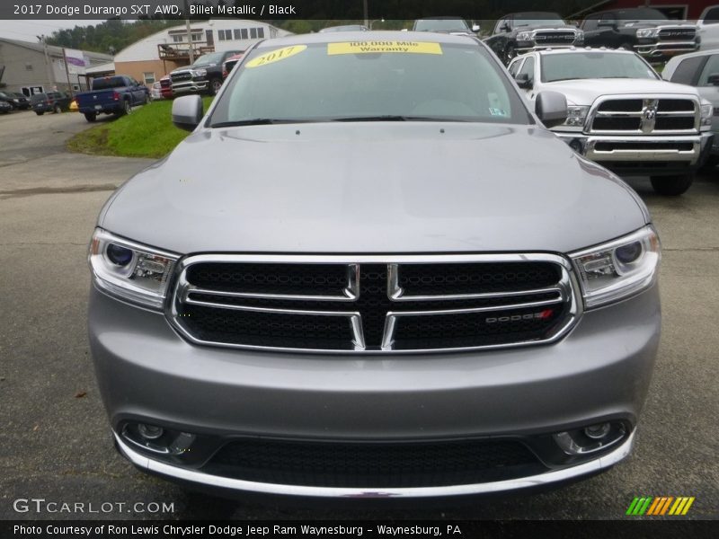 Billet Metallic / Black 2017 Dodge Durango SXT AWD