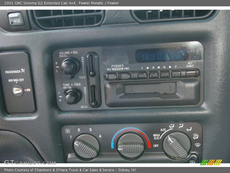 Pewter Metallic / Pewter 2001 GMC Sonoma SLS Extended Cab 4x4