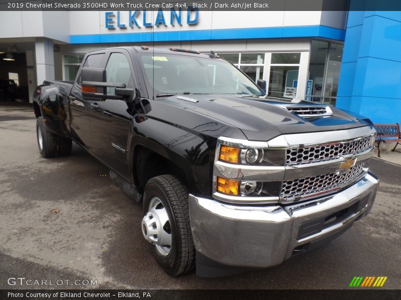 Black / Dark Ash/Jet Black 2019 Chevrolet Silverado 3500HD Work Truck Crew Cab 4x4