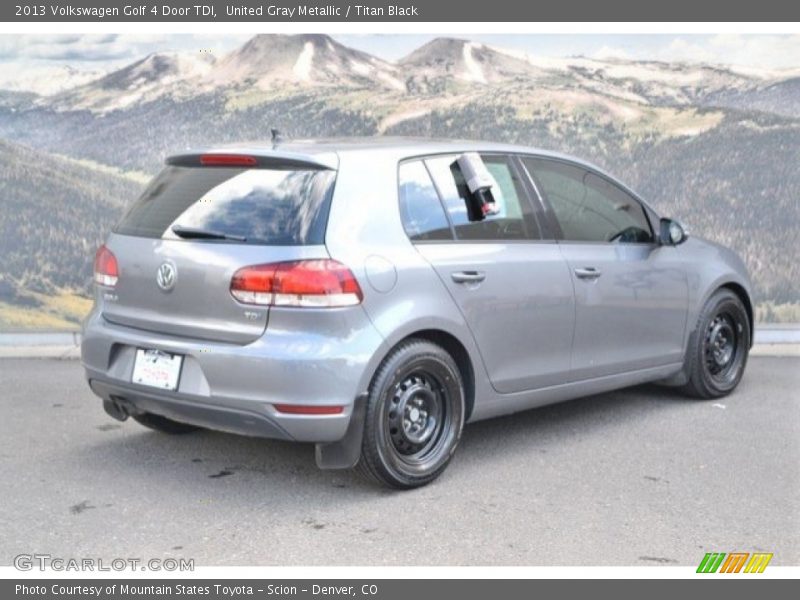 United Gray Metallic / Titan Black 2013 Volkswagen Golf 4 Door TDI