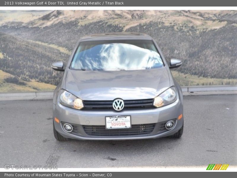 United Gray Metallic / Titan Black 2013 Volkswagen Golf 4 Door TDI
