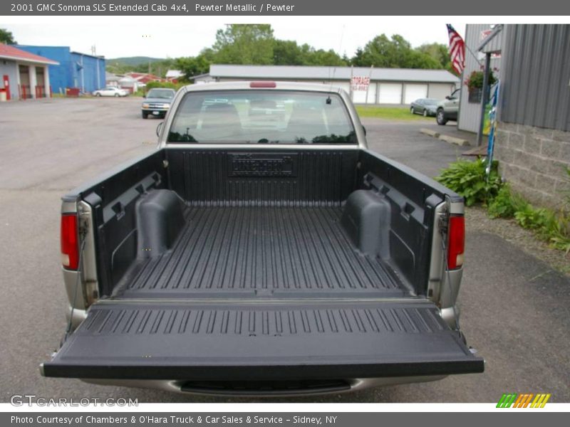 Pewter Metallic / Pewter 2001 GMC Sonoma SLS Extended Cab 4x4