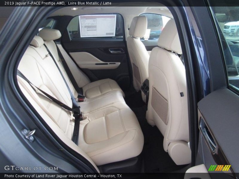 Loire Blue Metallic / Latte 2019 Jaguar F-PACE Prestige AWD