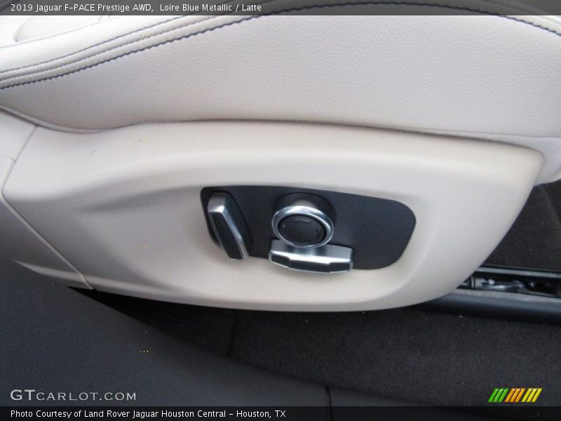 Loire Blue Metallic / Latte 2019 Jaguar F-PACE Prestige AWD