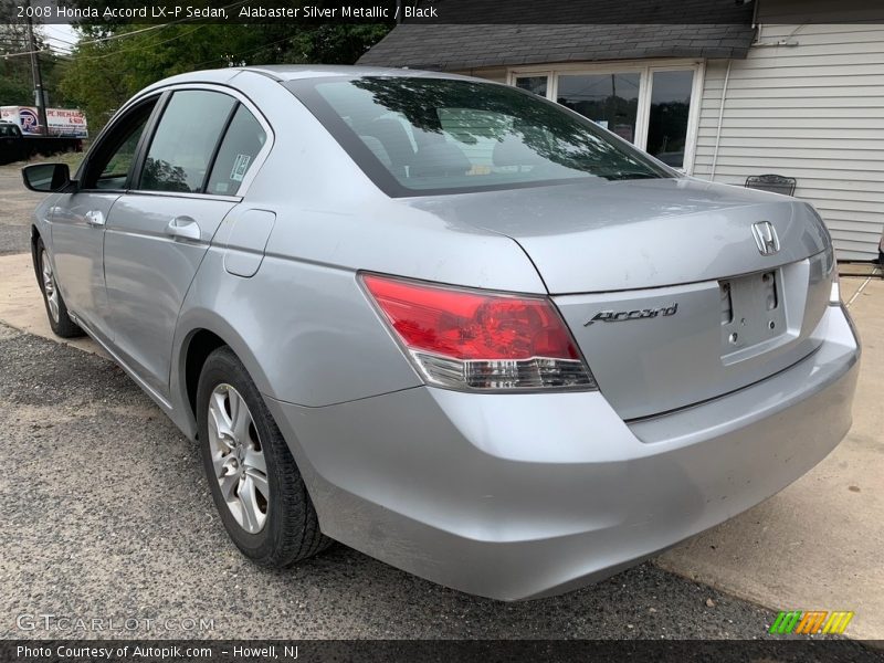 Alabaster Silver Metallic / Black 2008 Honda Accord LX-P Sedan