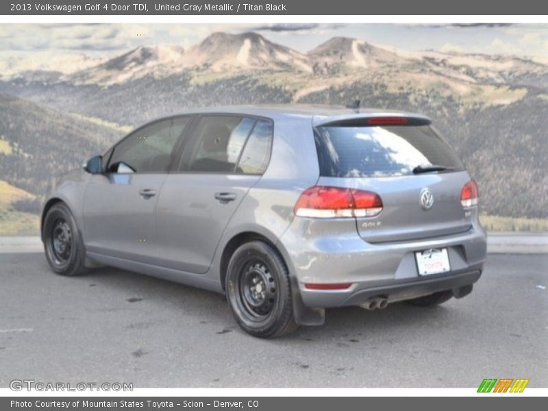 United Gray Metallic / Titan Black 2013 Volkswagen Golf 4 Door TDI