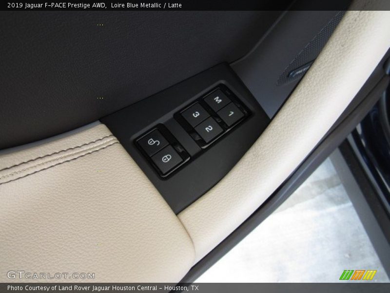 Loire Blue Metallic / Latte 2019 Jaguar F-PACE Prestige AWD