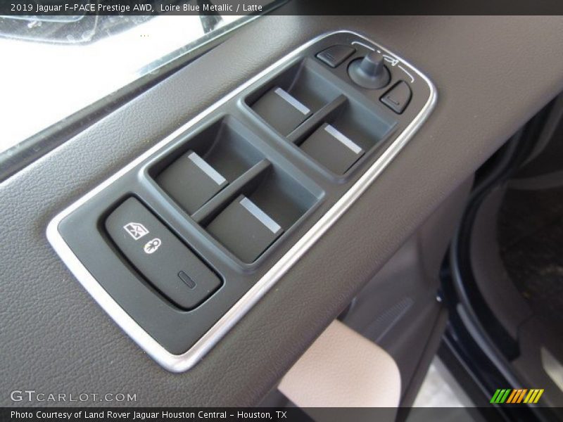 Loire Blue Metallic / Latte 2019 Jaguar F-PACE Prestige AWD