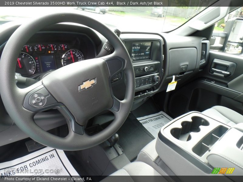 Black / Dark Ash/Jet Black 2019 Chevrolet Silverado 3500HD Work Truck Crew Cab 4x4