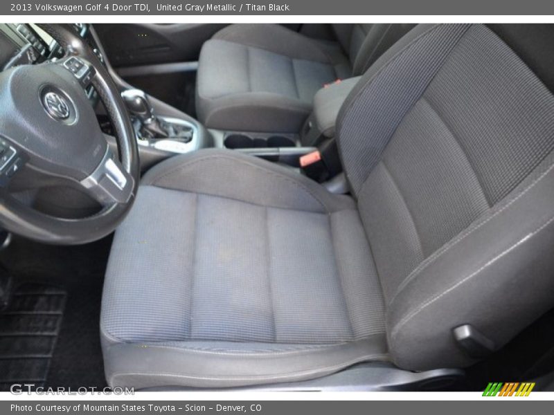 United Gray Metallic / Titan Black 2013 Volkswagen Golf 4 Door TDI