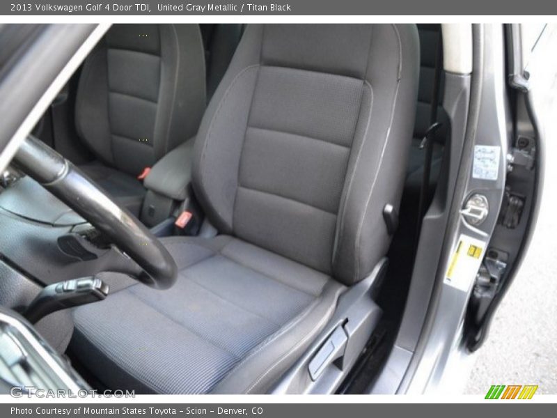 United Gray Metallic / Titan Black 2013 Volkswagen Golf 4 Door TDI