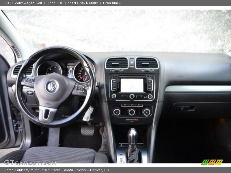 United Gray Metallic / Titan Black 2013 Volkswagen Golf 4 Door TDI