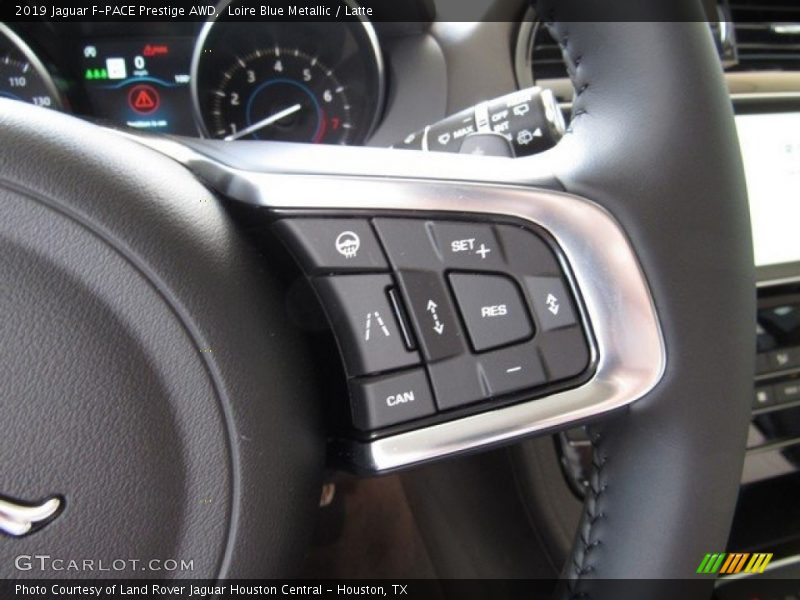 Loire Blue Metallic / Latte 2019 Jaguar F-PACE Prestige AWD