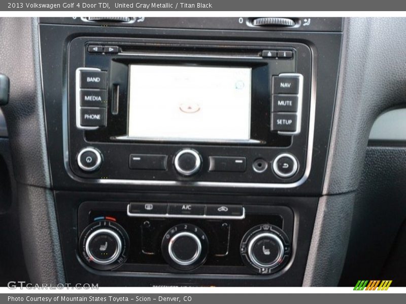 United Gray Metallic / Titan Black 2013 Volkswagen Golf 4 Door TDI